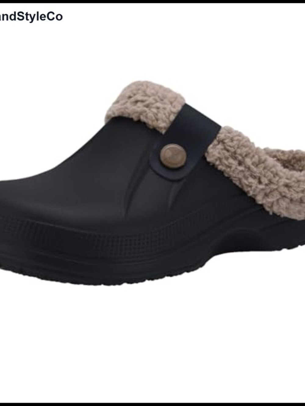 Fur Lined Clogs Slip-On Slippers Memory Foam Fuzzy House Shoes Women Men